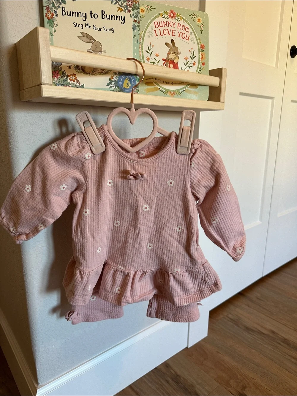 H&M Pink Floral Baby Matching Set